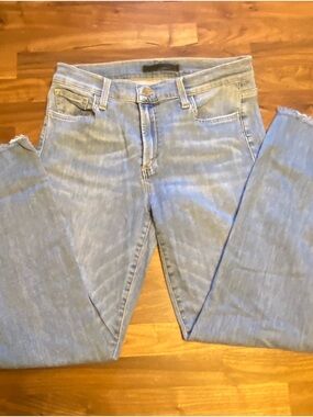 Joe's Jeans Washed Light Blue Skinny Jeans